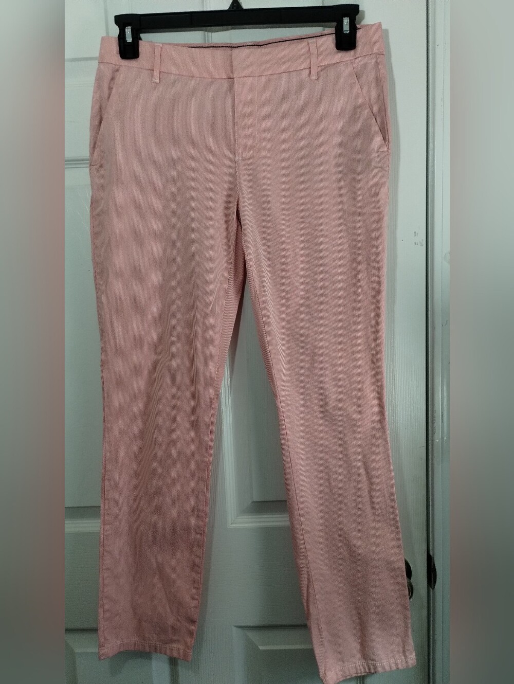 Tommy Hilfiger Candy Stripe Straight Leg Pants Pink/White